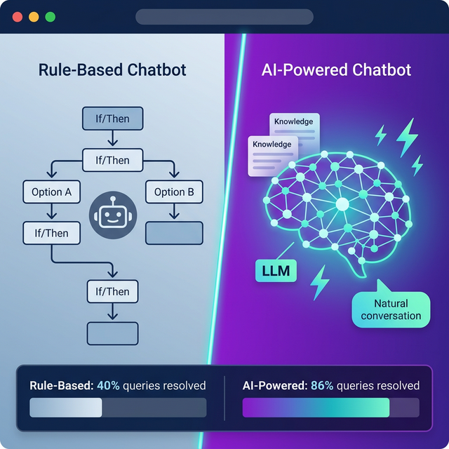 AI Chatbot Builder vs Traditional Automation: What Should Your Business Choose?