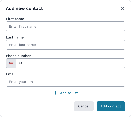 Contact management and segmentation