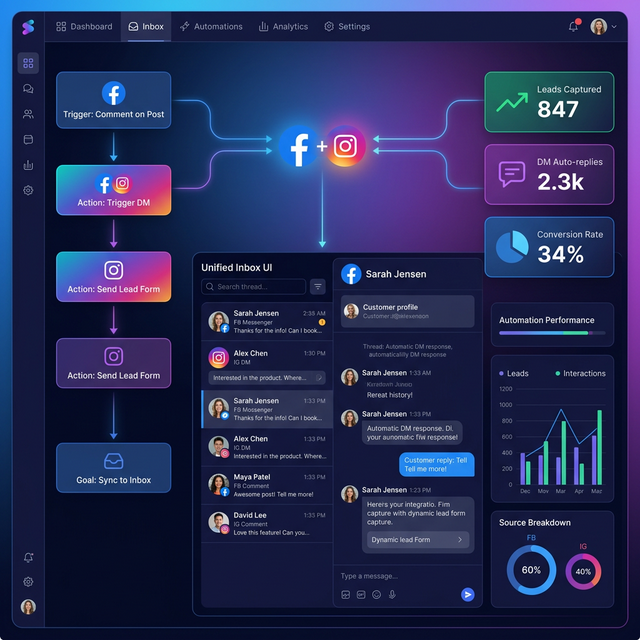 Facebook & Instagram DM Automation: The Secret to Capturing 3X More Leads