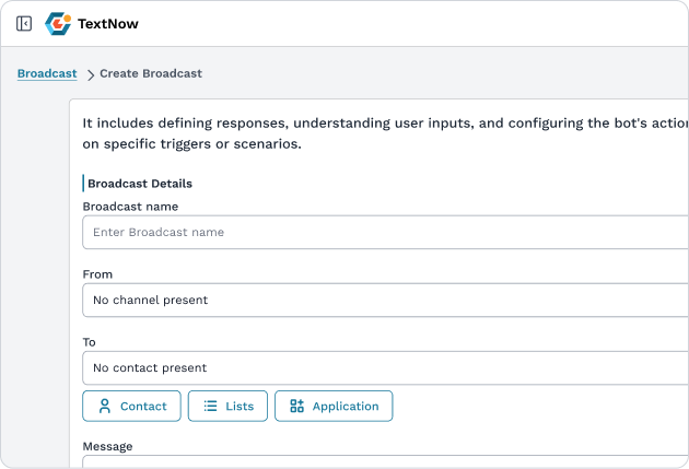 Personalized campaign builder interface